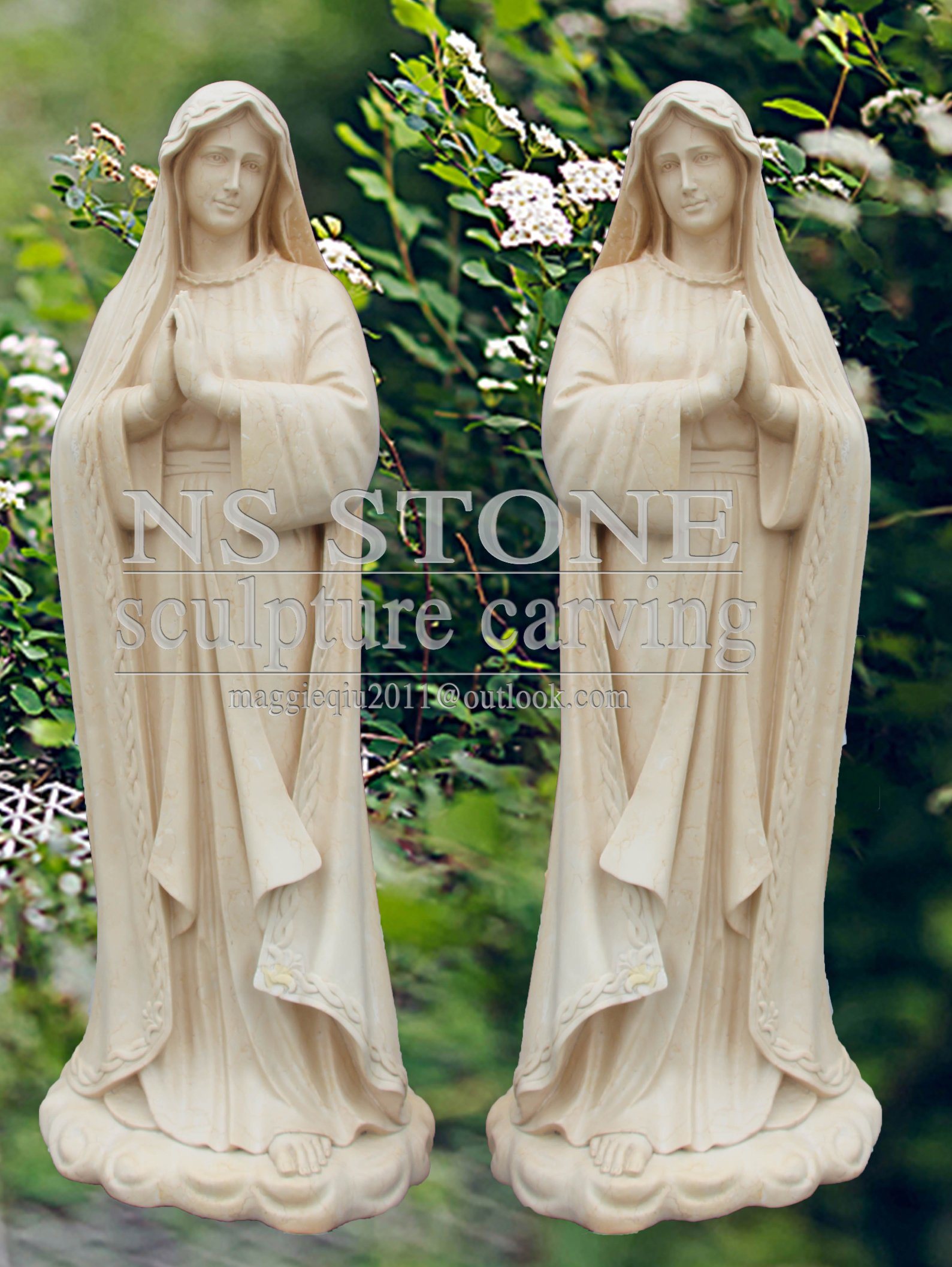 Granite or Marble Famous Mary Statues Nss080