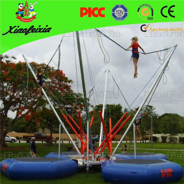 Fashion Mobile Inflatable Sport Bungy Jumping Bed