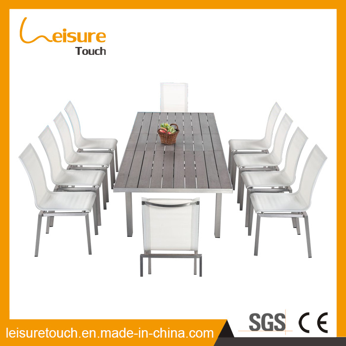 Environmental Friendly Garden Outdoor Furniture Mess Hall Table and Chair