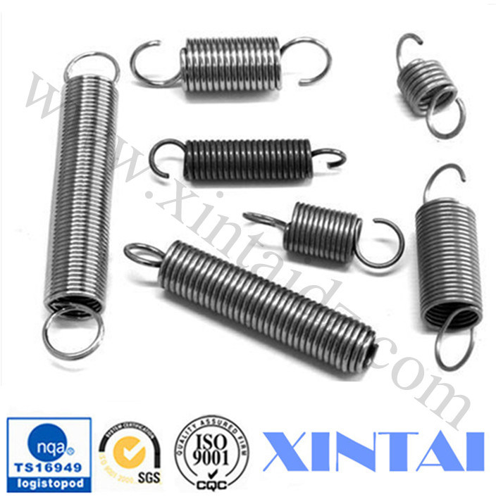 Zinc Plaing Steel Extension Spring with Two Hooks