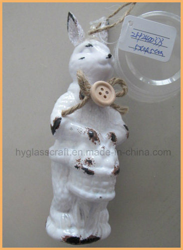 Wholesale Rabbit Shaped Glass Craft