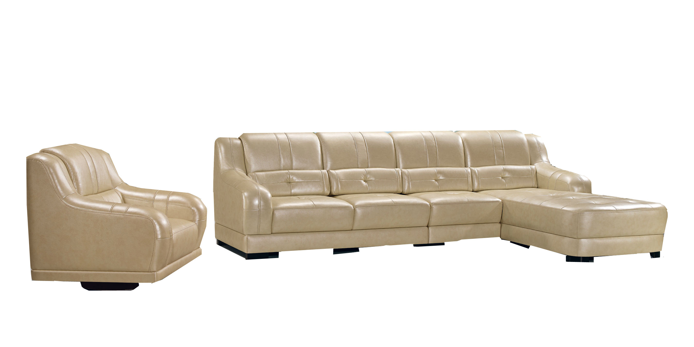 Genuine Leather Corner Sofa for Sale