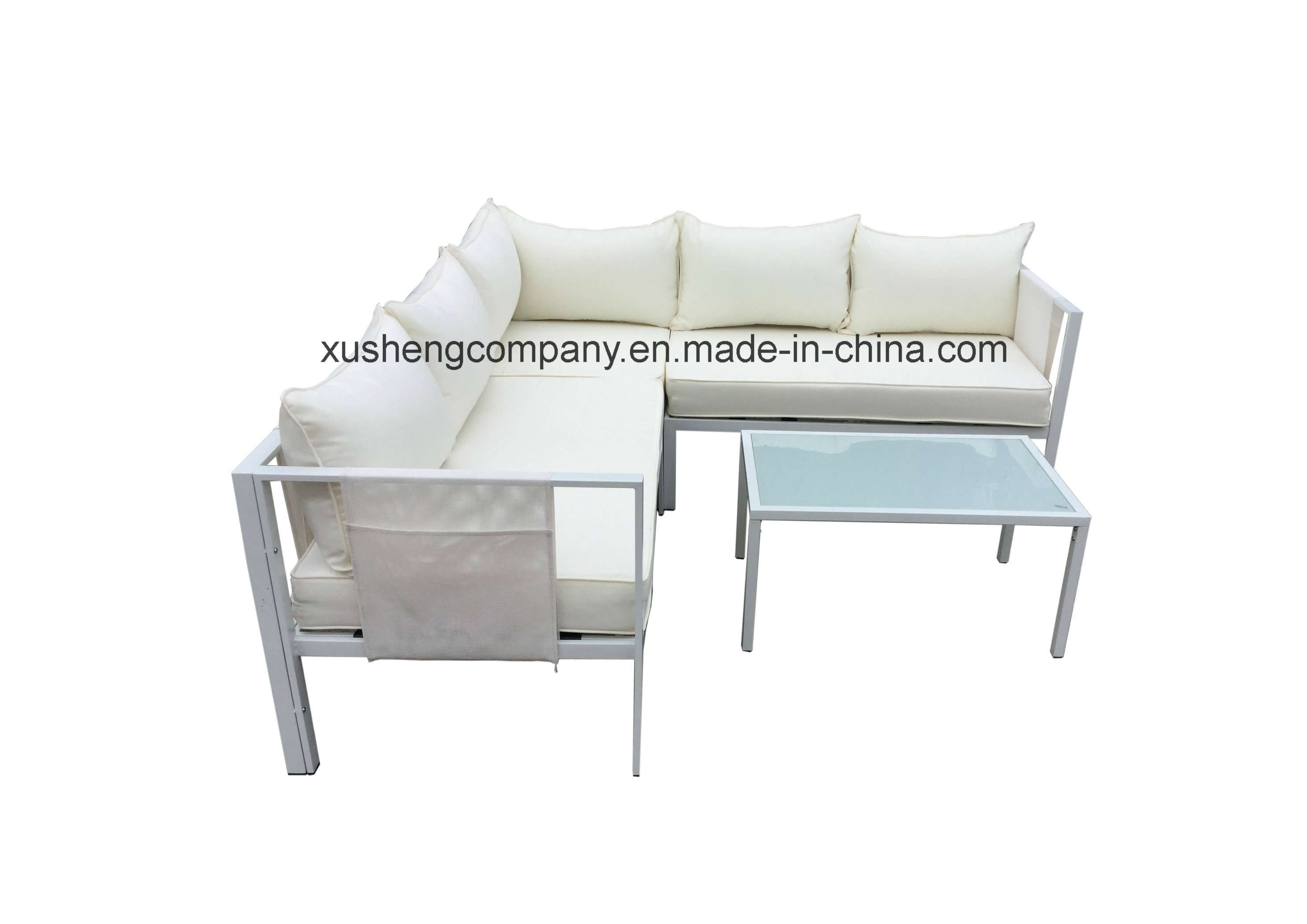 Stainless Steel Material and Modern Appearance Metal Sofa Set