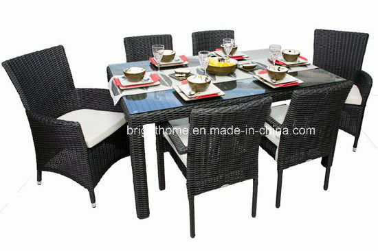 Wicker Garden Chair and Table Outdoor Furniture Dining Set