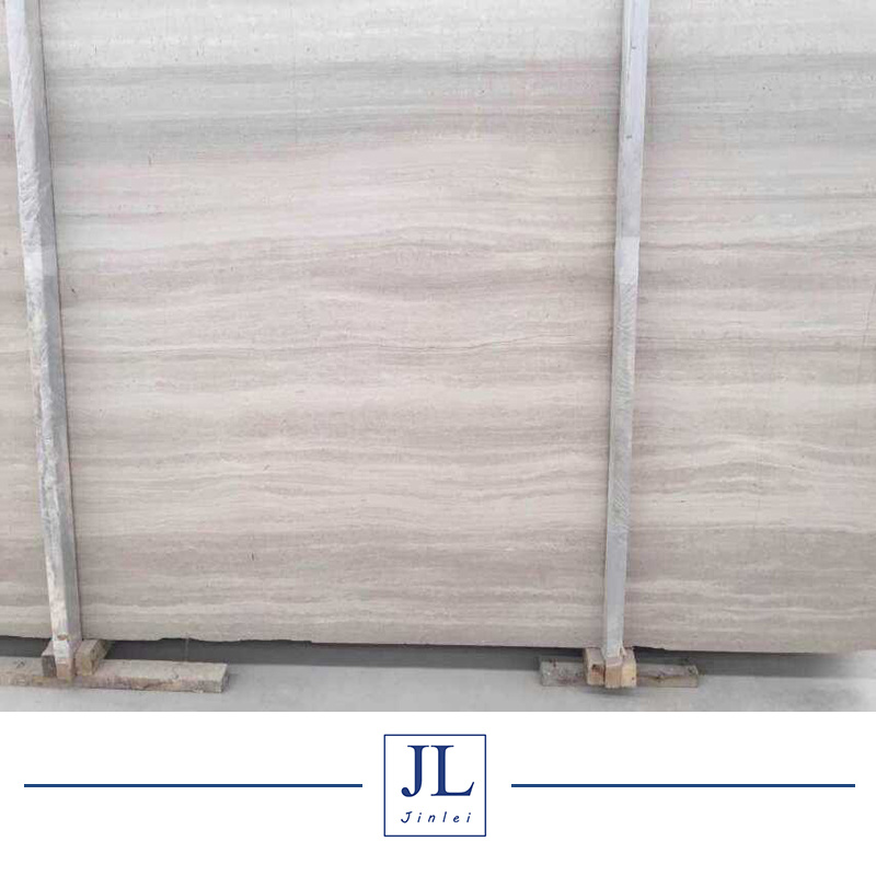 Polished/Timber China White Wooden/Wood Grain Marble Slab Price Marble Tiles