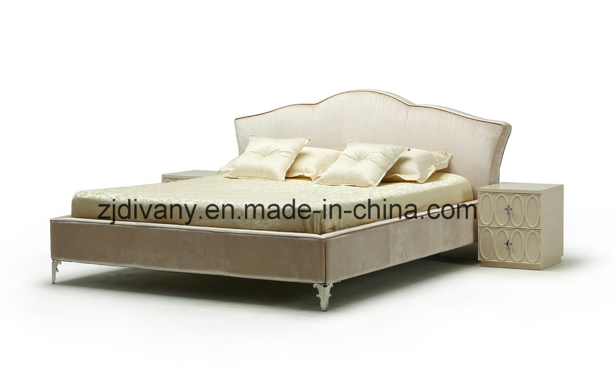 New Classic Style Furniture Bedroom Soft Bed (LS-414)