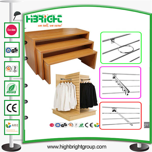 3 Tier Promotional Wooden Table for Clothes