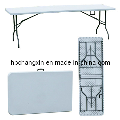 Hot Selling 8ft Rectangle Plastic Folding Table