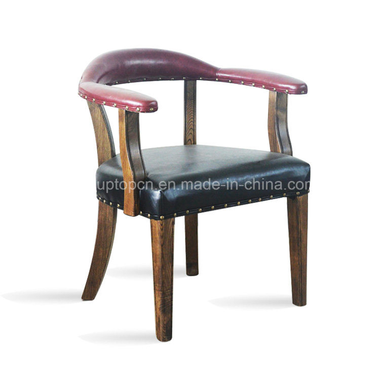 Upholstery Commercial Leather Restaurant Chair (SP-EC482)