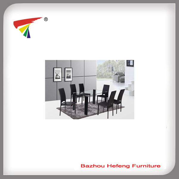 Hot Sale European Style Dining Table with 6 Chairs (DT094)