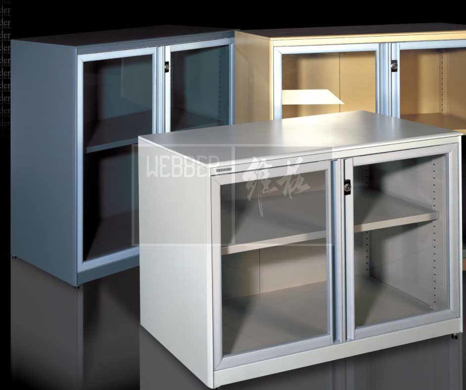Glazed Swing Door Filing Cabinet (SY-SLG)