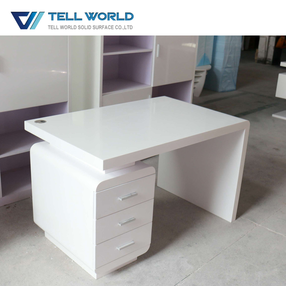 White Marble High Quality CEO Desk Office Furniture