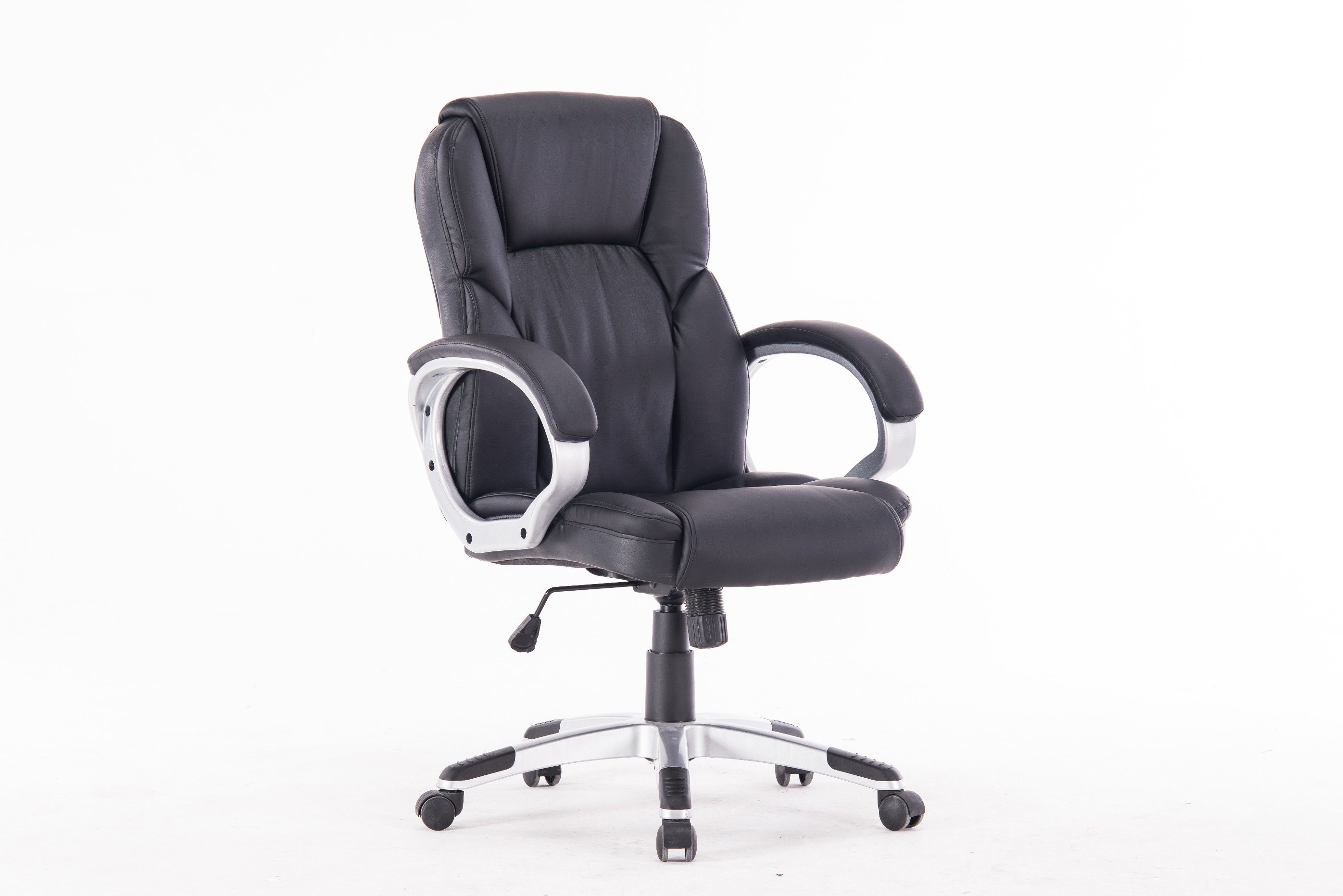 High Back Emes Style Swivel Leather Office Chairs with Wheels