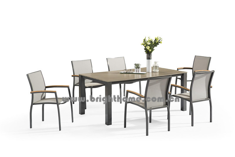 New Design Textilene Outdoor Dining Set