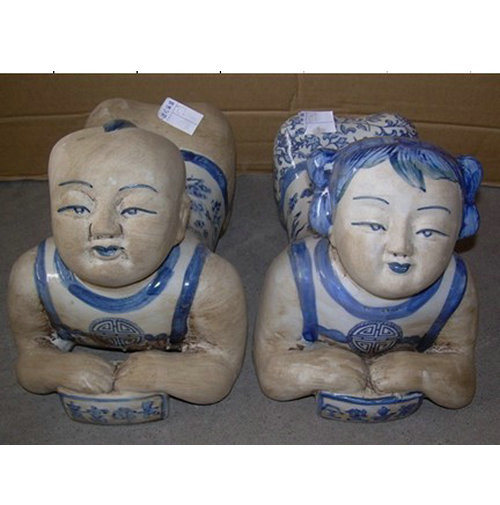 Chinese Antique Ceramic Decoration Lw172