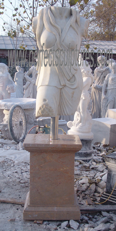 Antique Garden Stone Carving Statue Carved Marble Sculpture for Hotel Decoration (SY-X1150)