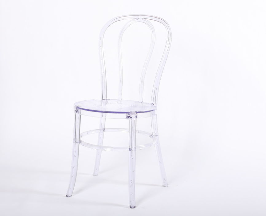 Stacking Resin Clear Color Bentwood Thonet Chair for Wedding/Party/Event