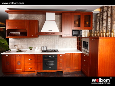 2015 Welbom Antique Style Wooden Kitchen Cabinets (Amazon V)