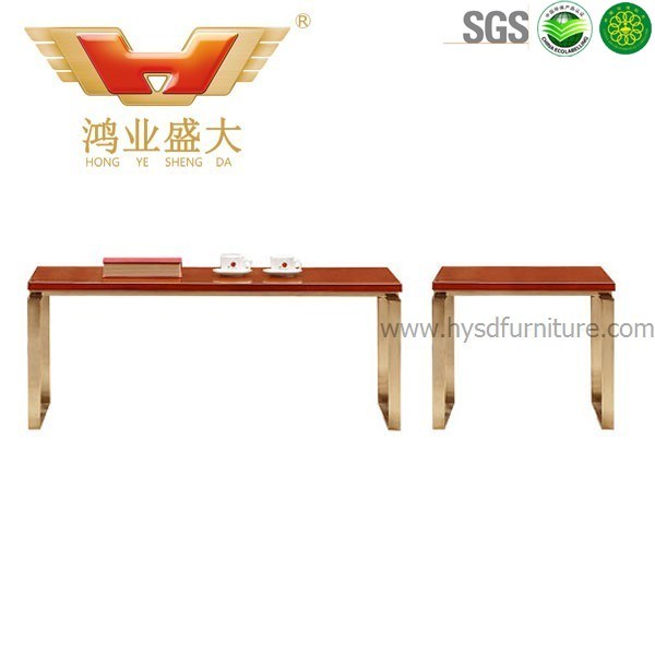 High Quality Tea Table with Wooden Legs Hy-018