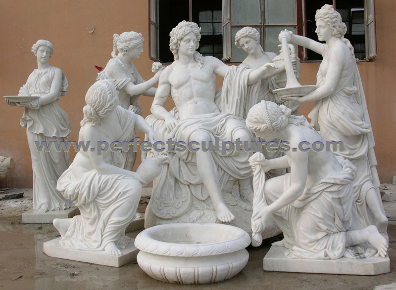 Carving Stone Marble Statue Sculpture for Garden Decoration (SY-X1722)