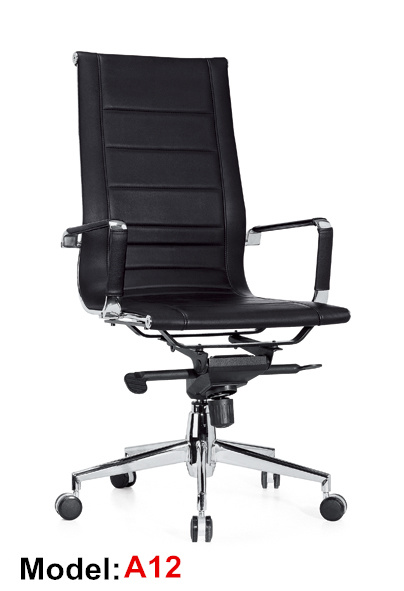 Modern Metal High Back Leather Office Executive Chair (PE-A12)