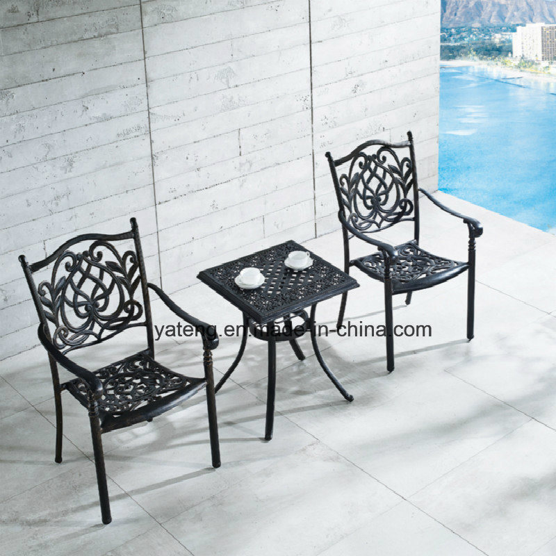 Hot Sale Anodized Aluminum Outdoor Patio Furniture Cast Iron Table