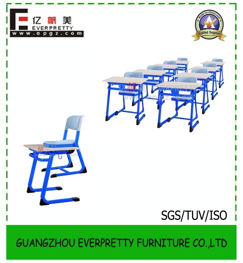 High Quality Cheap Plastic Table and Chair /Student Single Desk and Chair