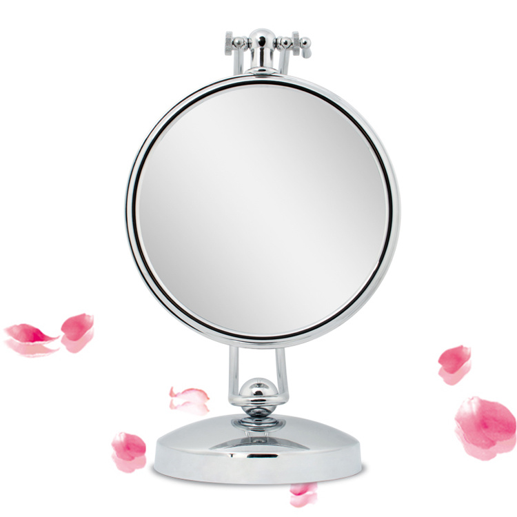Metal Stainless Steel Cosmetic 10X Magnify Makeup Mirror