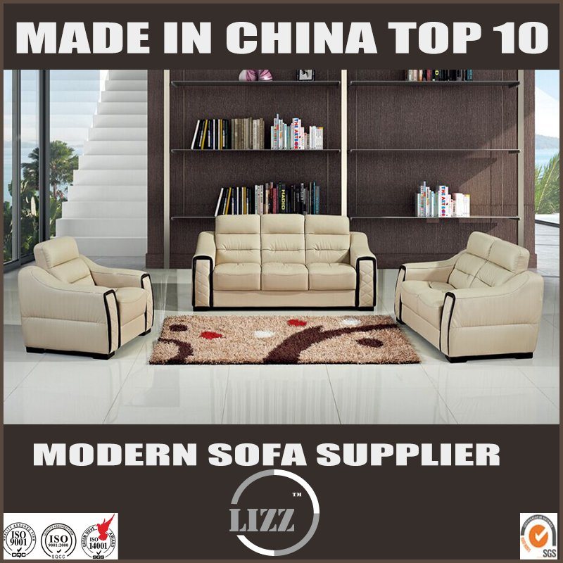 Office Modern Genuine Leather Sofa Combination Seat