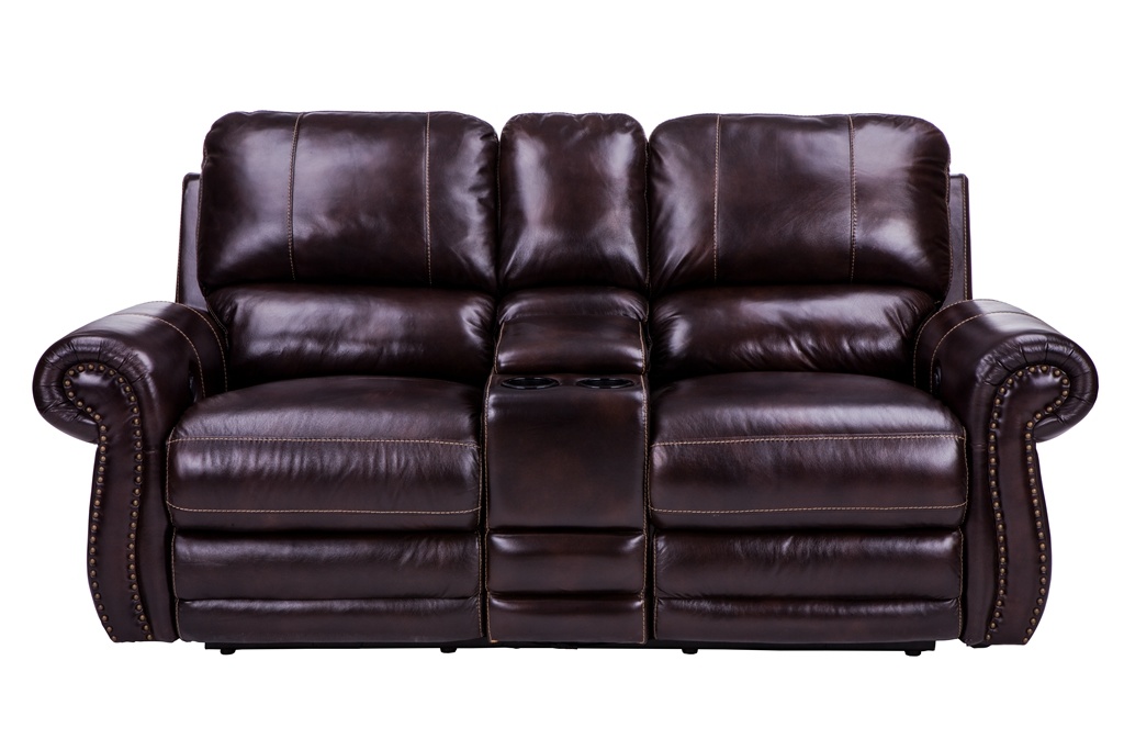 Home Furnishings Transitional Motion Cornersofa, Wipe off Leather Sofa
