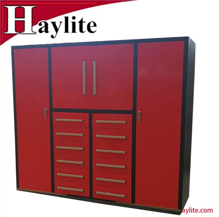 Mobile Metal Garage Tool Cabinet System with Doors