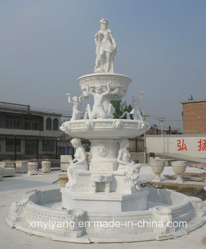 White Marble Stone Carving Statue/Sculpture for Garden