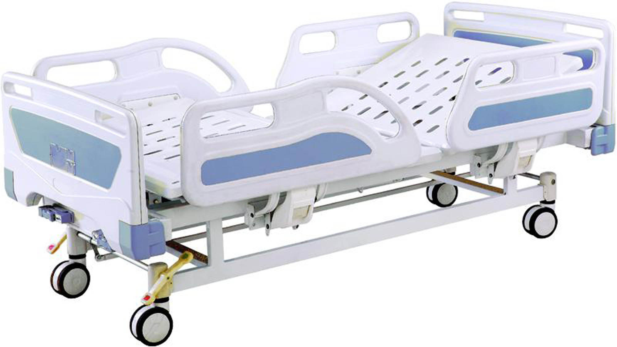 Hospital Furniture Full-Fowler 2 Cranks Manual Hospital Patient Bed