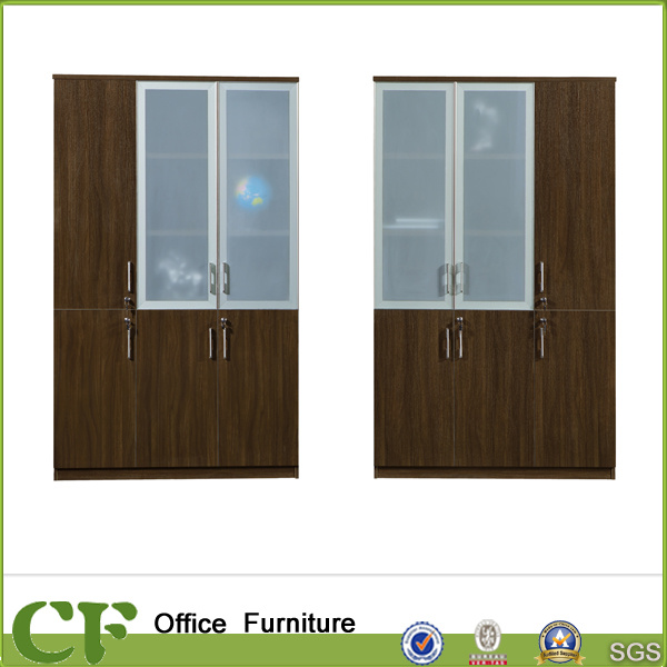 Office Furniture 3 Doors Cabinet Wooden File Wardrobe Filling Cabinets
