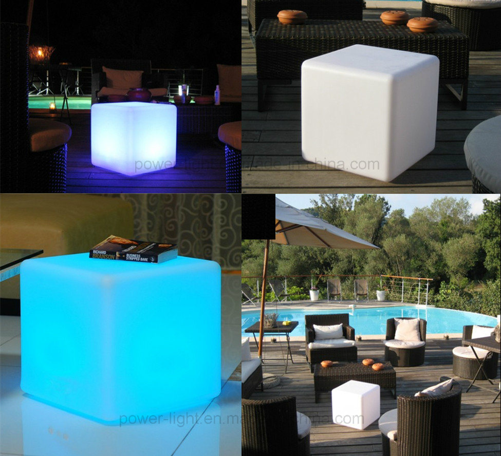 Rechargeable RGB Bar Furniture Lighting LED Cube Seat