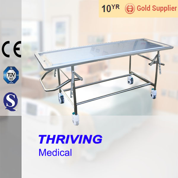 Hospital Stainless Steel Adjustable Embalming Table