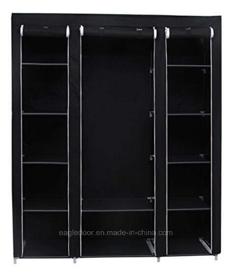 Modern Simple Wardrobe Household Fabric Folding Cloth Ward Storage Assembly King Size Reinforcement Combination Simple Wardrobe (FW-36F)