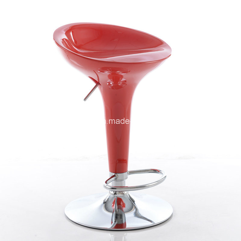 High Quantity Bar Chair with ABS Seat and Chromed Base