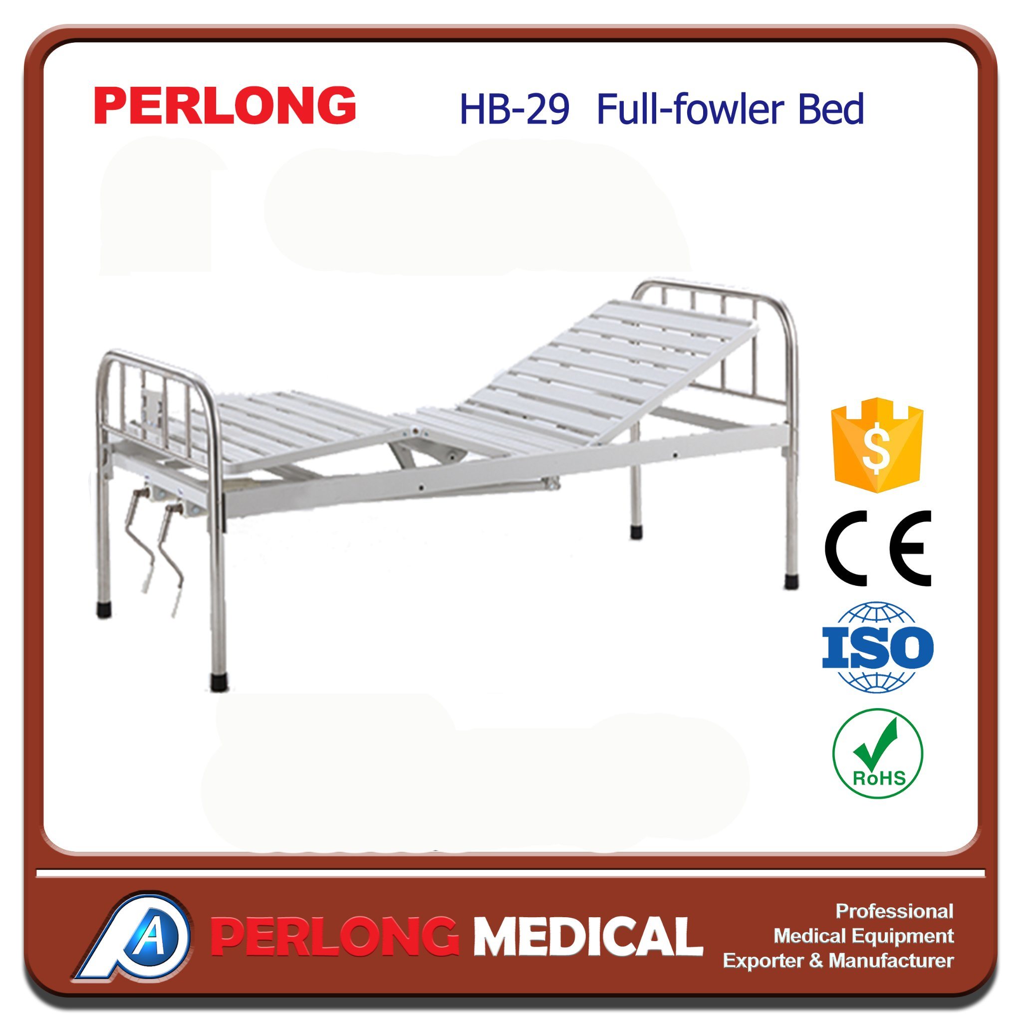 2017 Hot Selling Hospital Bed Full-Flower Bed Hb-29