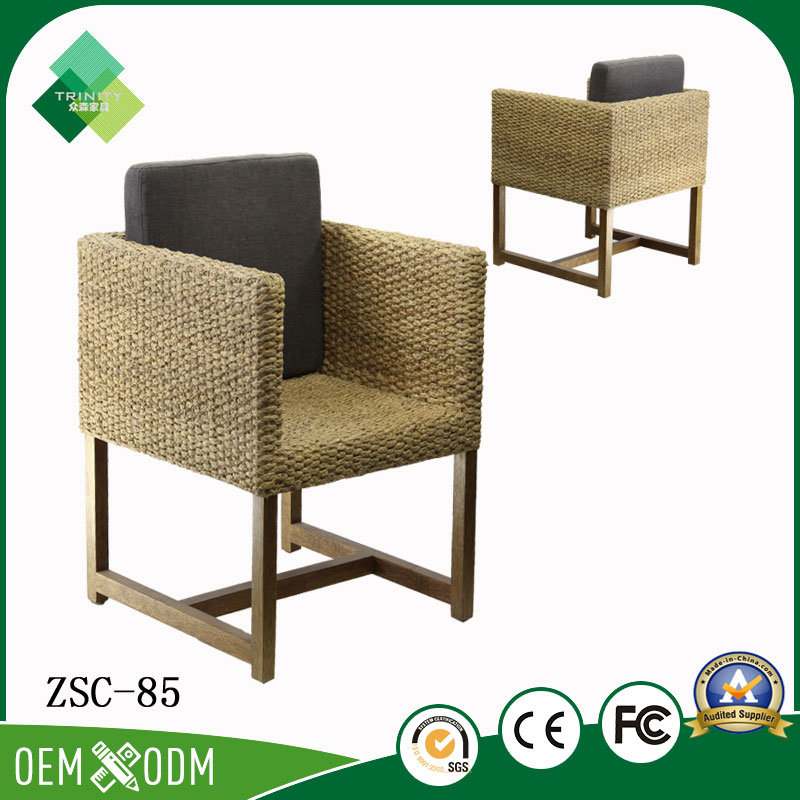 Modern Fashion Style Grass Rattan Chair for Living Room (ZSC-85)