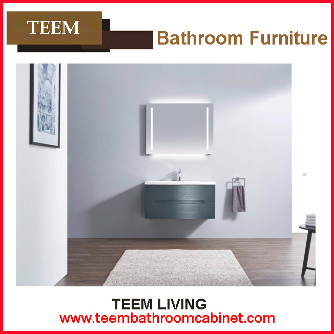 Yes Include Mirror and Modern Style Popular Design Tempered Glass Basin Bathroom Vanity