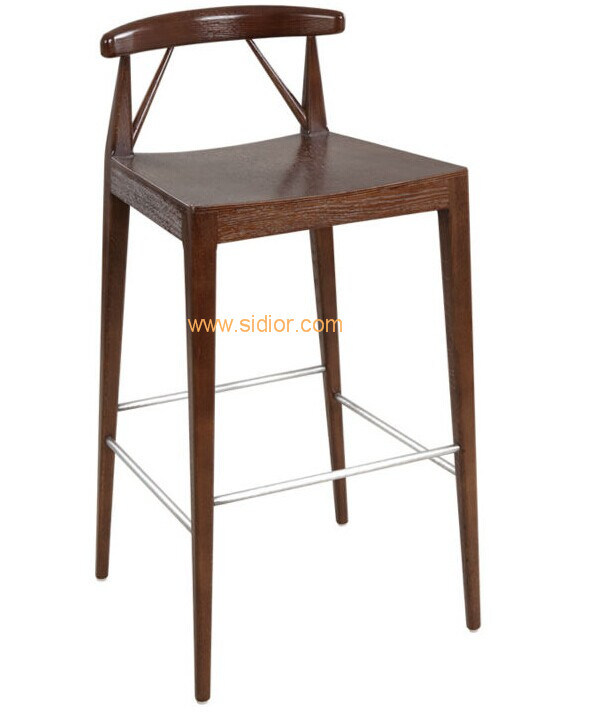 (CL-4411) Antique Hotel Restaurant Club Furniture Wooden High Bar Chair