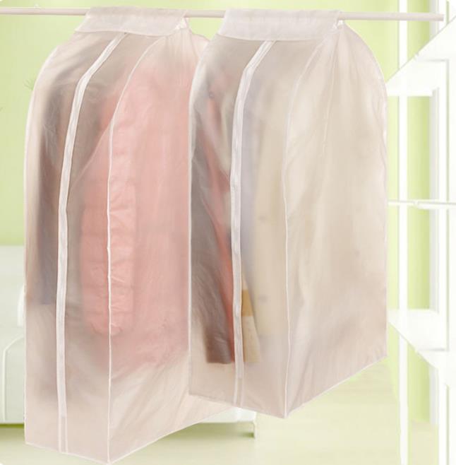 Garment Protector Bag, Dustproof Moistureproof Dampproof Wardrobe Closet Storage Organizer Bag Suit Coat Dust