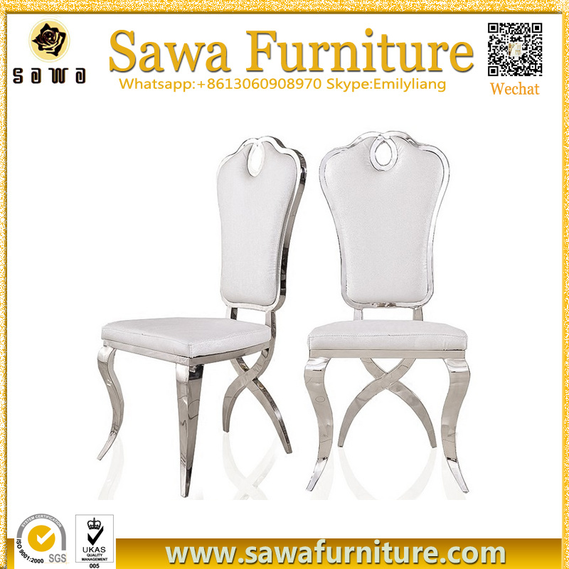 New Design Hotel Furniture Events Stainless Steel Chair
