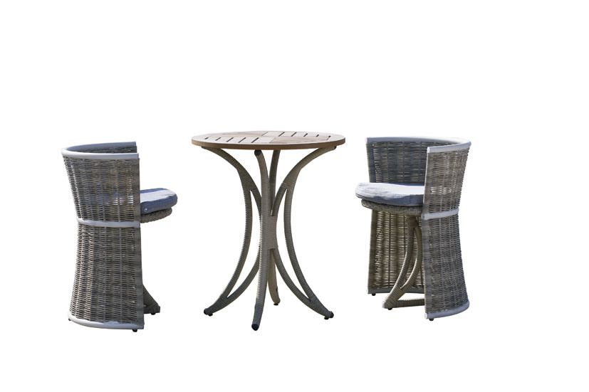 Garden Furniture Rattan Table with Rattan Chair