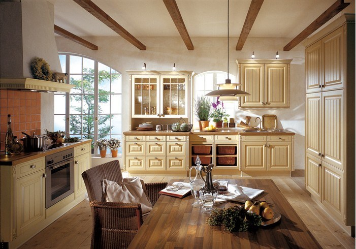 PVC Coated MDF Wood Kitchen Cabinet
