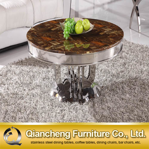 Hot Selling Marble Top Round Coffee Table Set