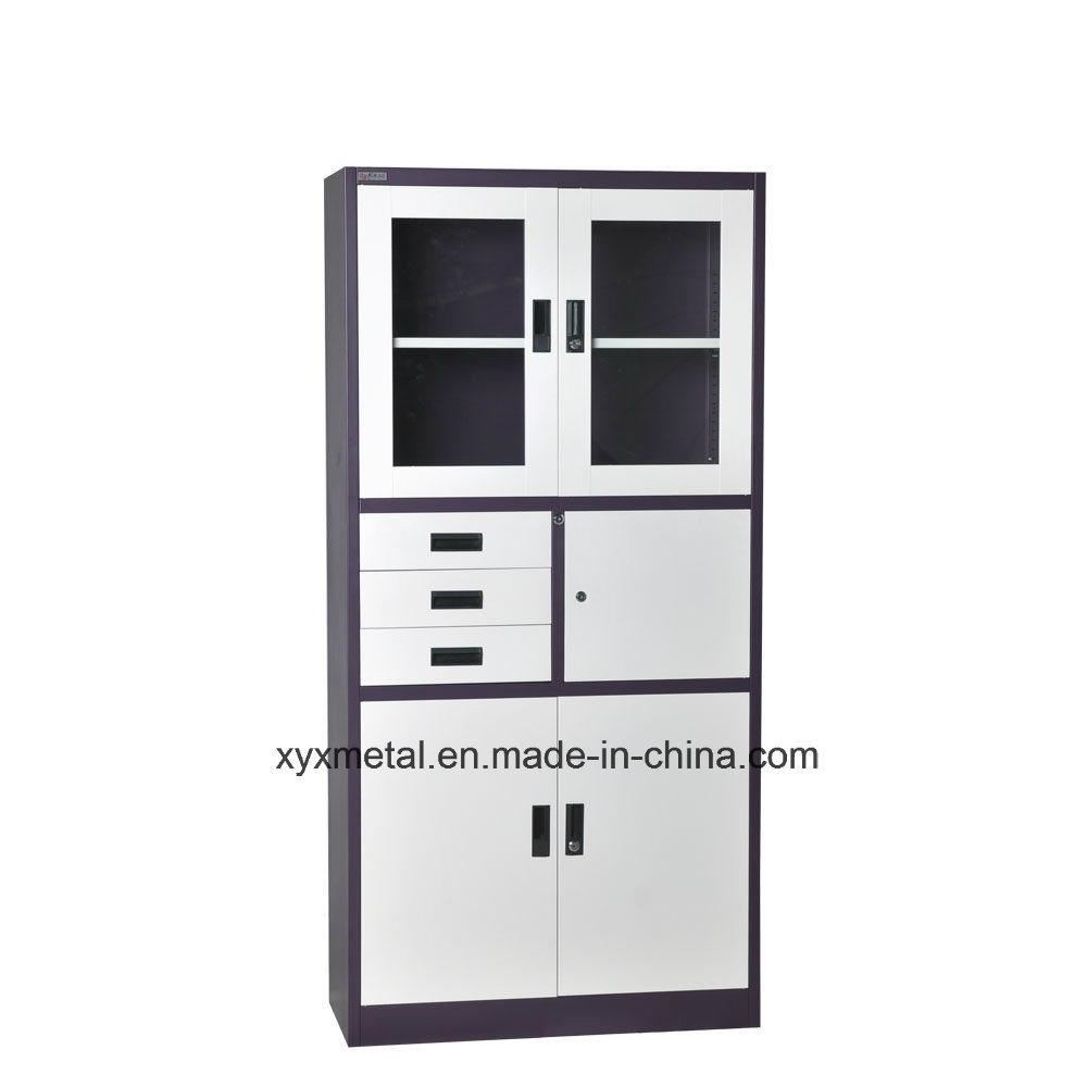 Three Slides Steel High Quality Elegant and Comfortable Office Rattan File Cabinet