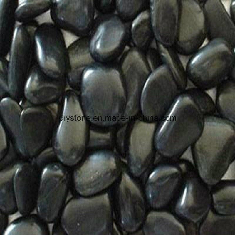 Black Cobble Stone for Walk and Garden Decoration
