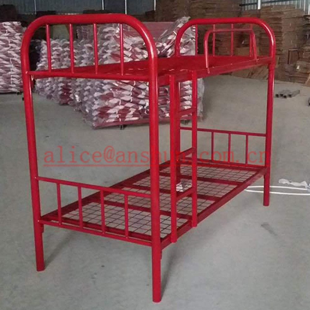 Jas-086 Cheapest Economical Durable Strong Metal Frame Bunk Bed